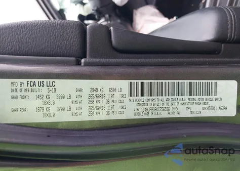 2019 Jeep Grand Cherokee Limited 4X4 из США, поврежденный, VIN 1C4RJFBG8KC756596